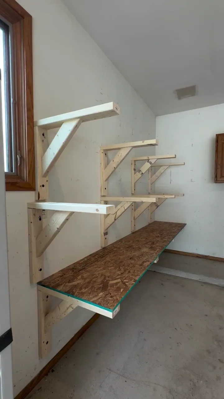 Heavy Duty Garage Shelves Plans